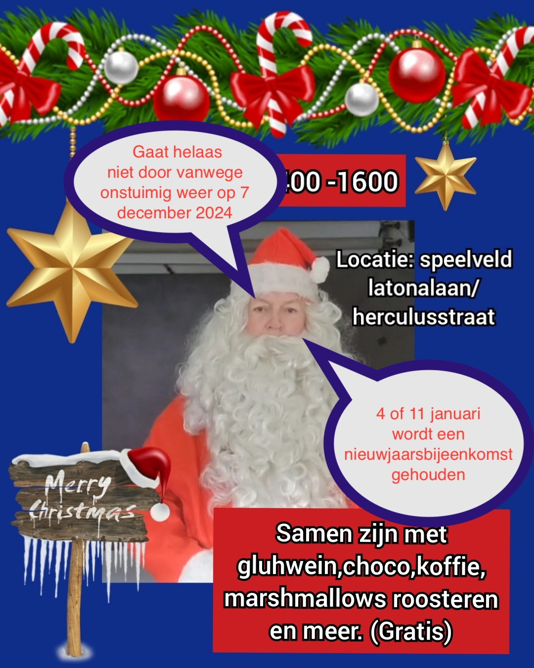 Aangepaste kerstmarkt