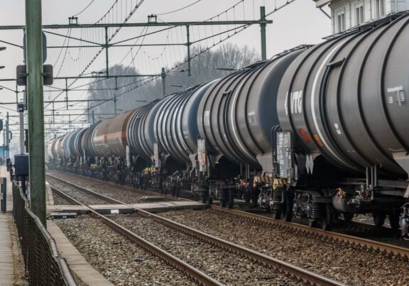 Gevaarlijk treintransport Ketelwagens