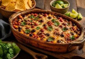 mexicaansebonenschotel